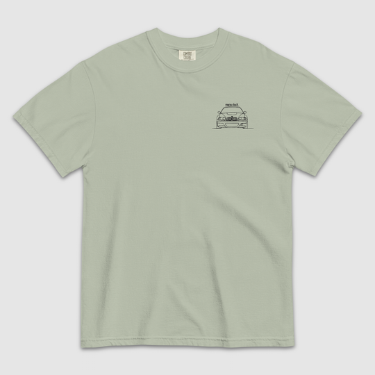 BMW E46 M3 CSL EMBROIDERED LINE ART T-SHIRT