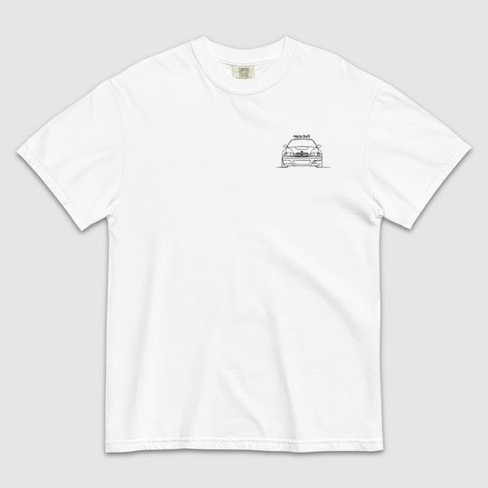 BMW E46 M3 CSL EMBROIDERED LINE ART T-SHIRT