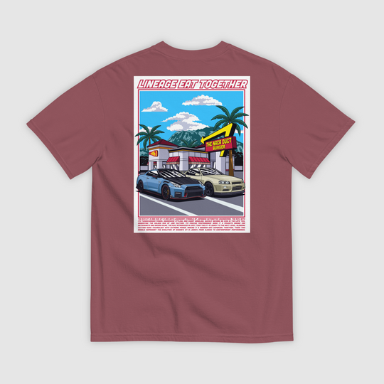 R34 & R35 GT-R - LINEAGE EAT TOGETHER - T-SHIRT