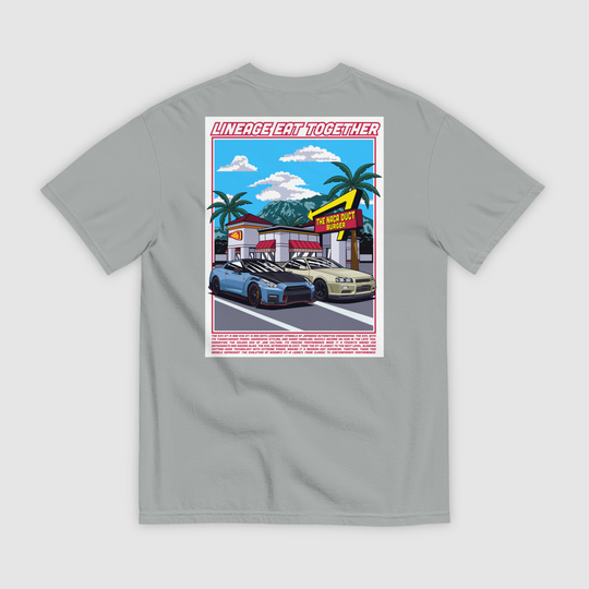 R34 & R35 GT-R - LINEAGE EAT TOGETHER - T-SHIRT