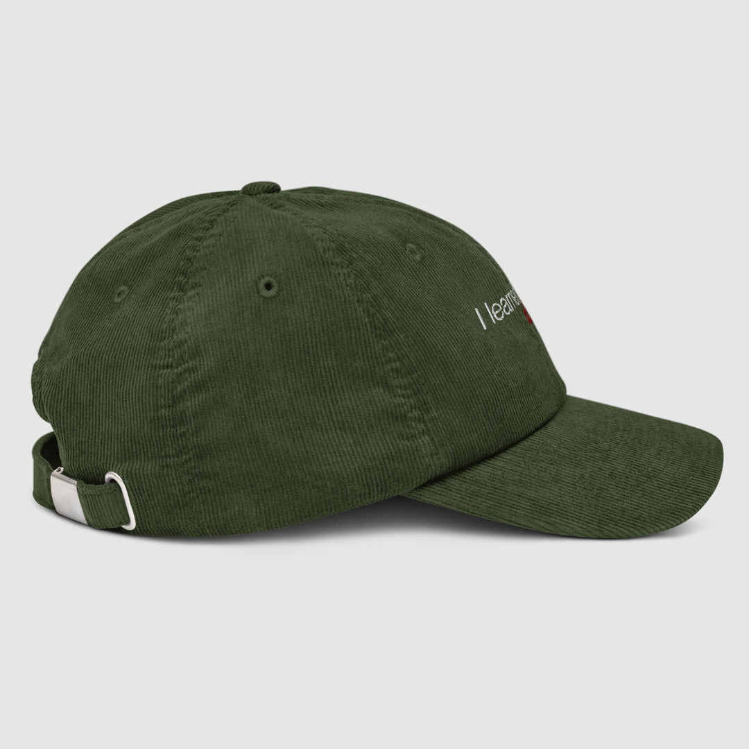 I LEARNED FROM MY DAD CORDUROY CAP