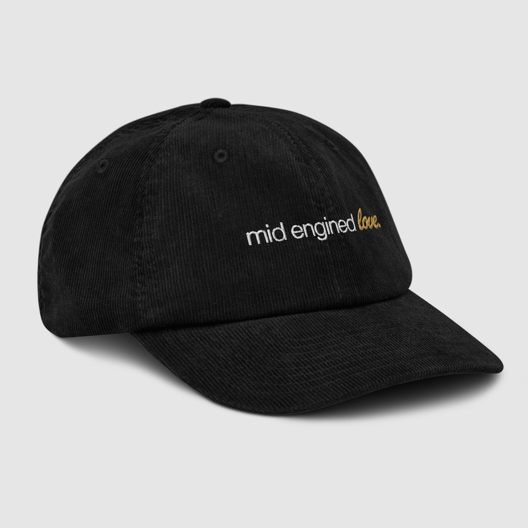 MID ENGINED LOVE CORDUROY CAP