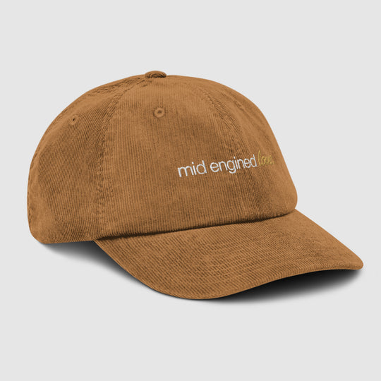 MID ENGINED LOVE CORDUROY CAP