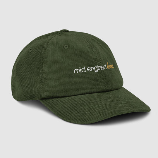 MID ENGINED LOVE CORDUROY CAP