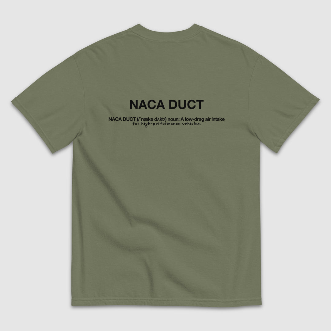 NACA DUCT DEFINITION T-SHIRT