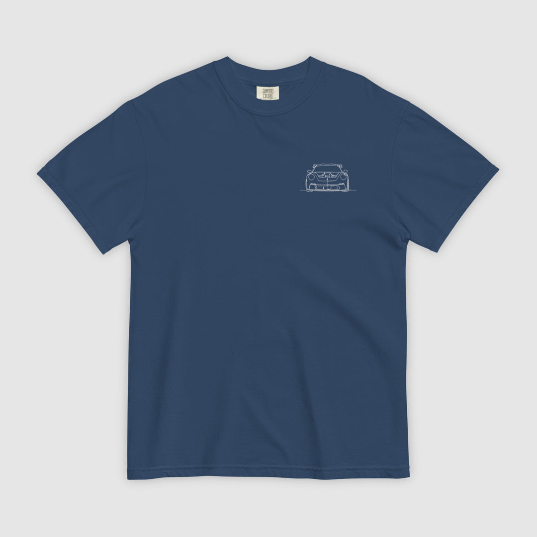PORSCHE_992_GT3RS_T-SHIRT_TRUE_NAVY