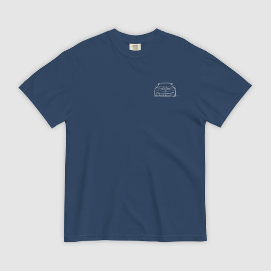 PORSCHE_992_GT3RS_T-SHIRT_TRUE_NAVY