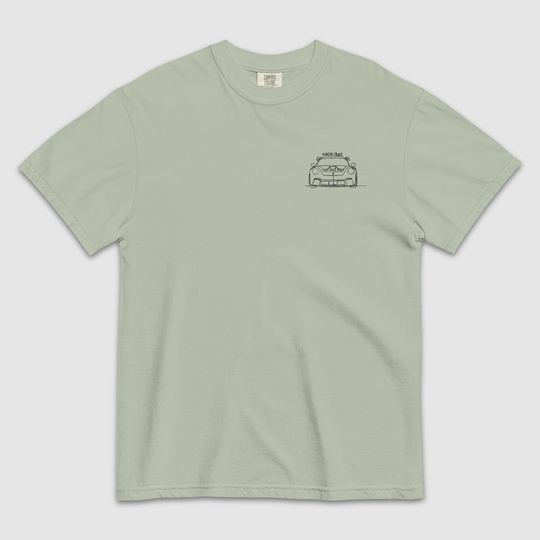 911 GT3 RS EMBROIDERED LINE ART T-SHIRT