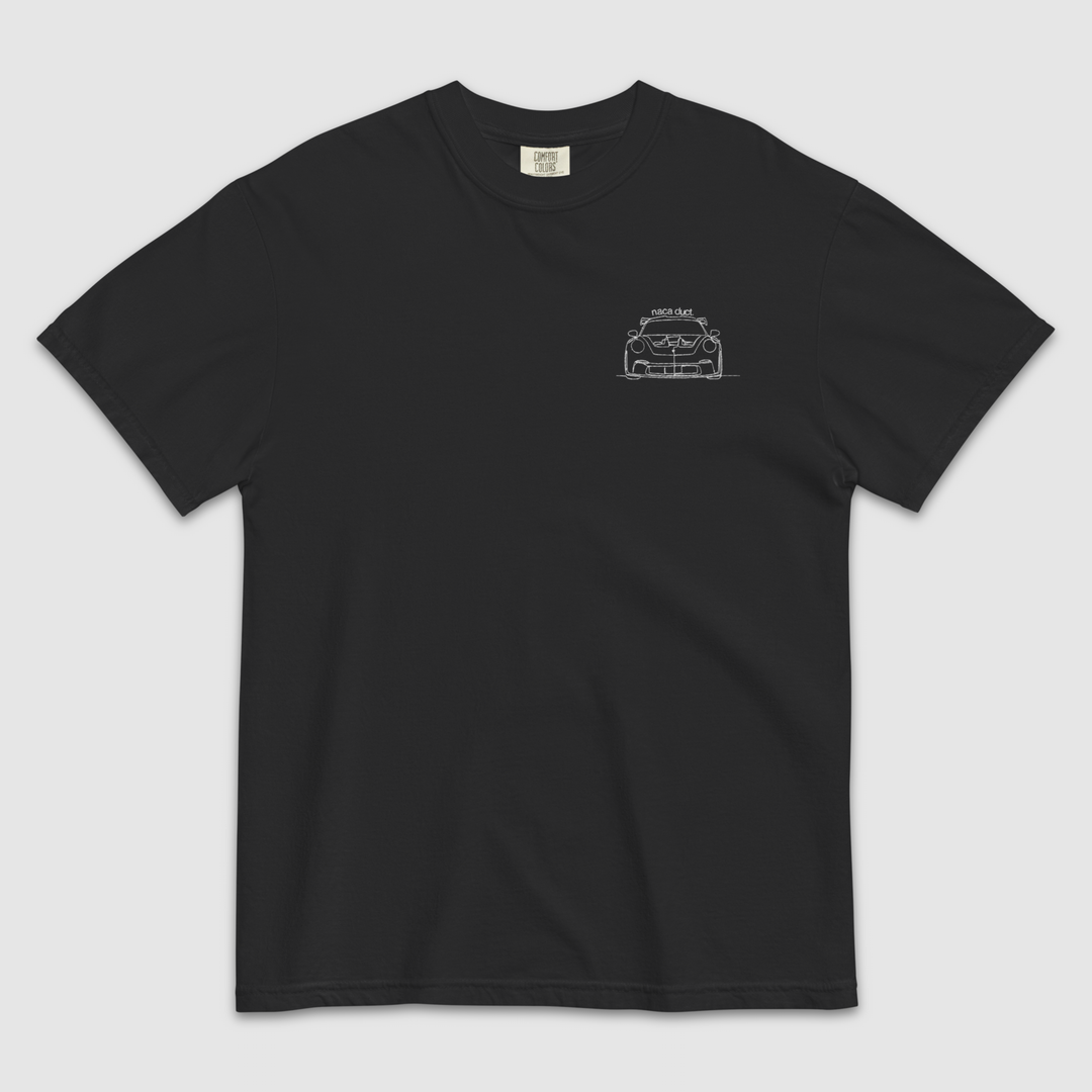 911 GT3 RS EMBROIDERED LINE ART T-SHIRT