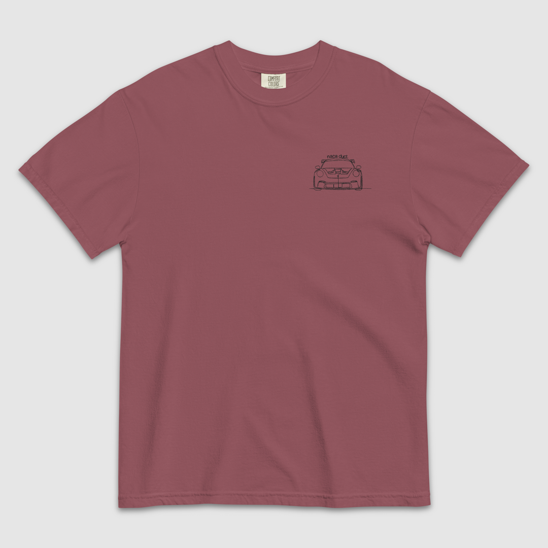 911 GT3 RS EMBROIDERED LINE ART T-SHIRT