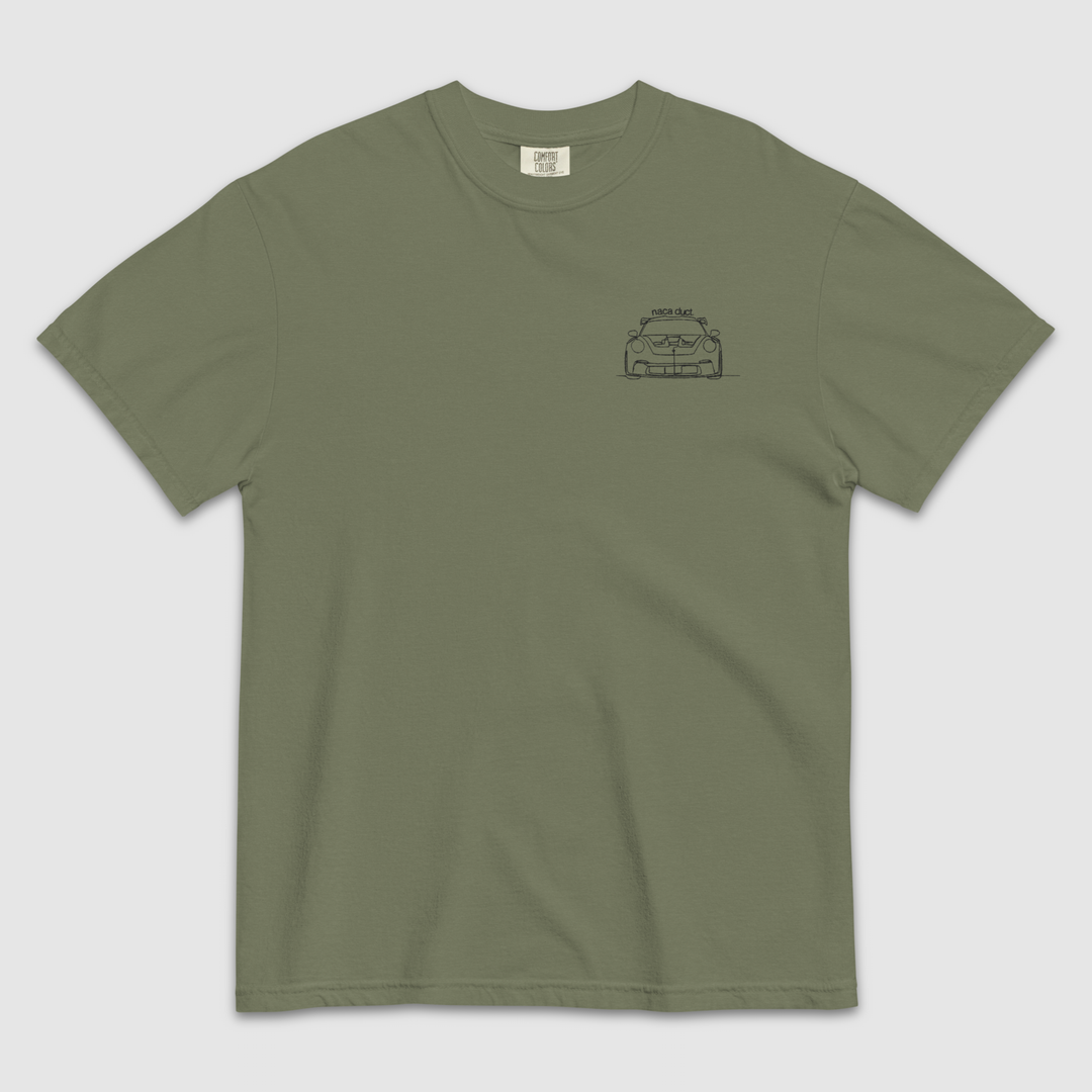 911 GT3 RS EMBROIDERED LINE ART T-SHIRT