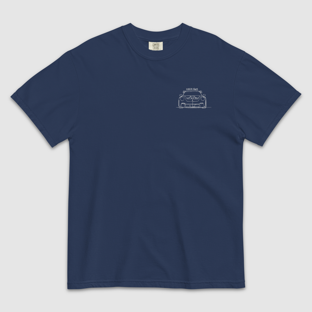 911 GT3 RS EMBROIDERED LINE ART T-SHIRT