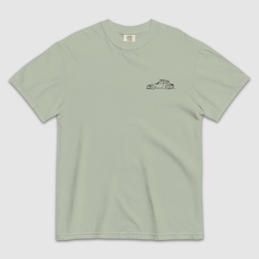 911 GT3 TOURING EMBROIDERED LINE ART T-SHIRT