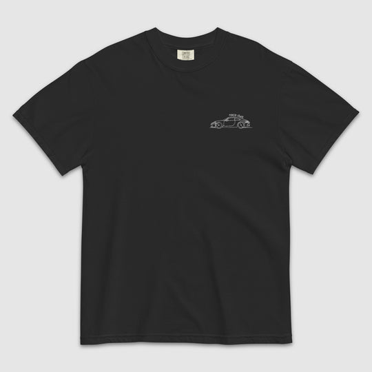 911 GT3 TOURING EMBROIDERED LINE ART T-SHIRT