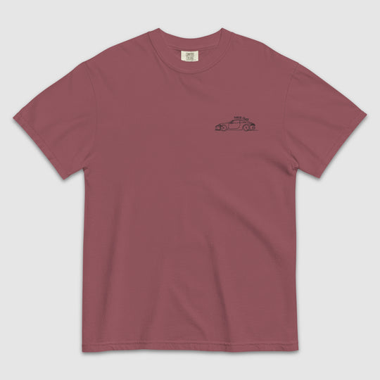 911 GT3 TOURING EMBROIDERED LINE ART T-SHIRT