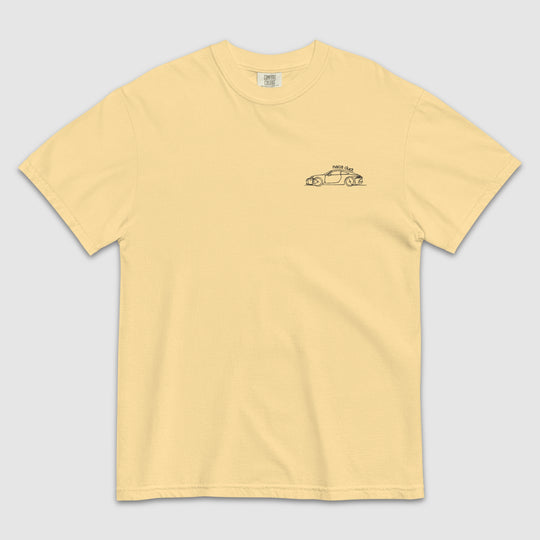 911 GT3 TOURING EMBROIDERED LINE ART T-SHIRT