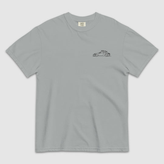 911 GT3 TOURING EMBROIDERED LINE ART T-SHIRT
