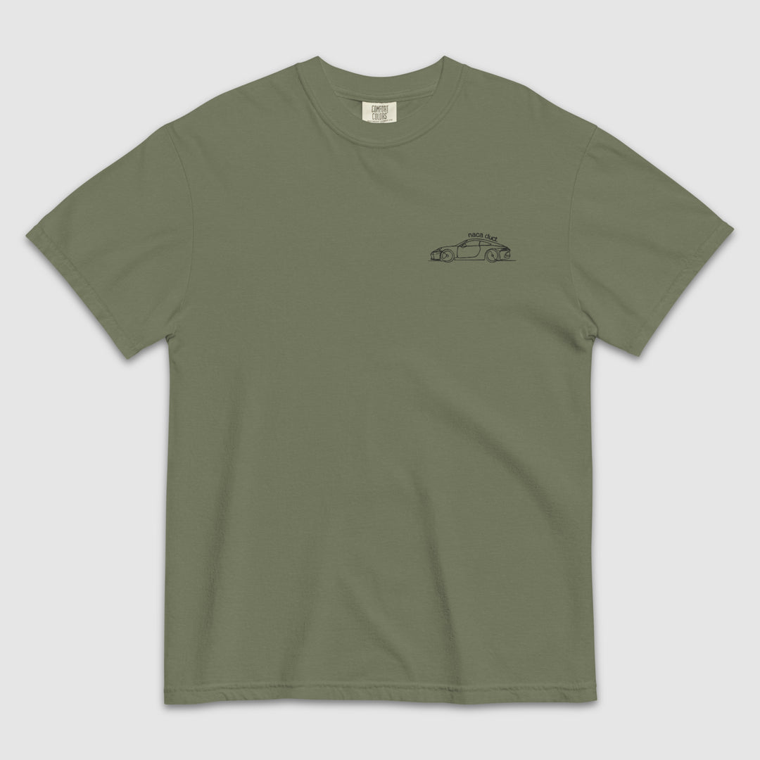 911 GT3 TOURING EMBROIDERED LINE ART T-SHIRT