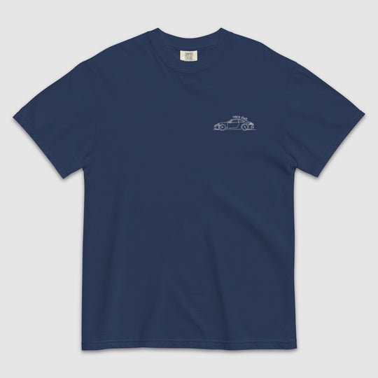 911 GT3 TOURING EMBROIDERED LINE ART T-SHIRT