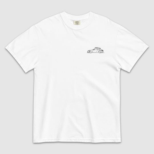 911 GT3 TOURING EMBROIDERED LINE ART T-SHIRT