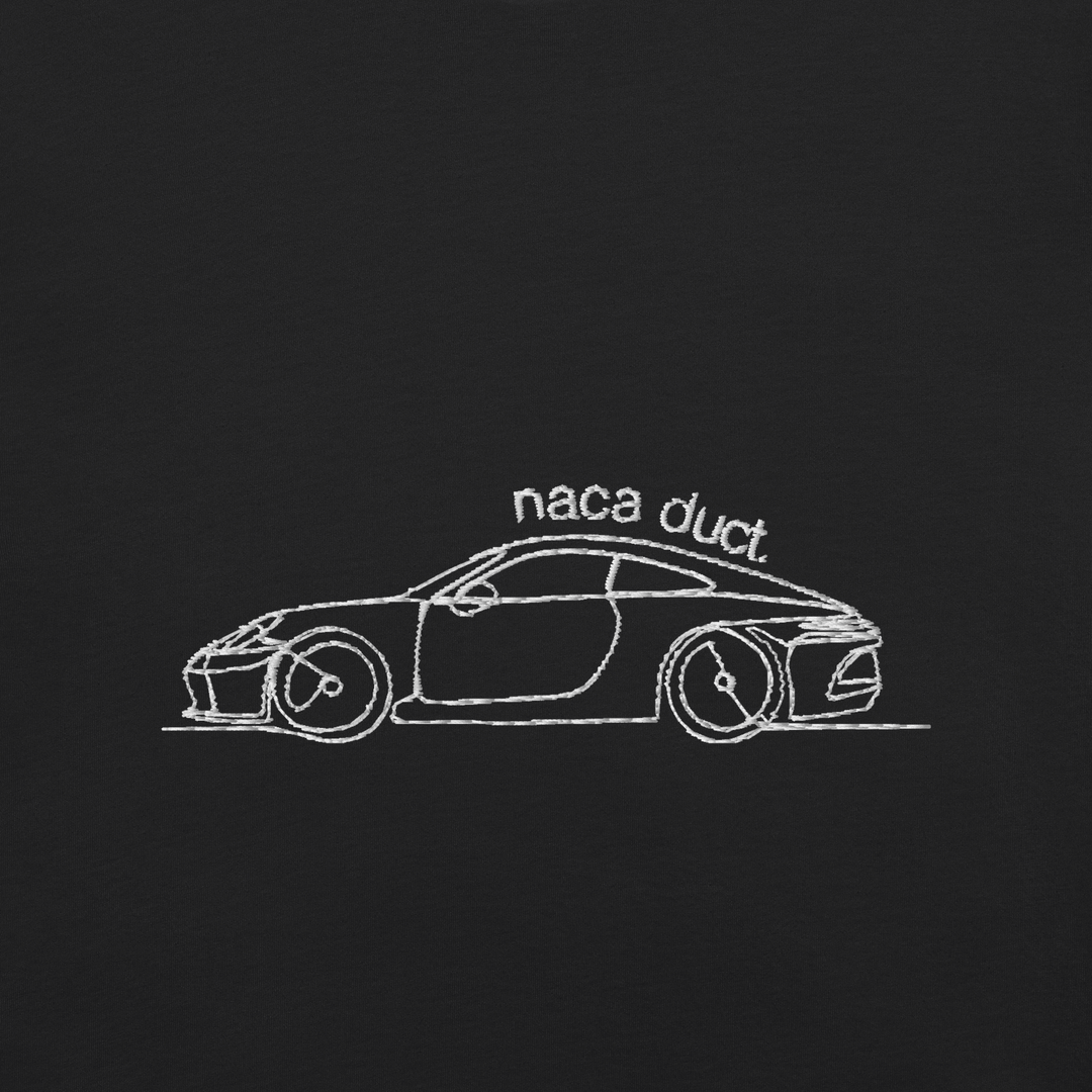 911 GT3 TOURING EMBROIDERED LINE ART T-SHIRT