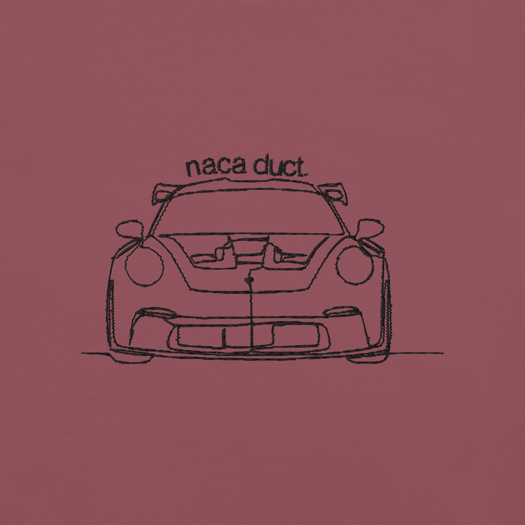 911 GT3 RS EMBROIDERED LINE ART T-SHIRT