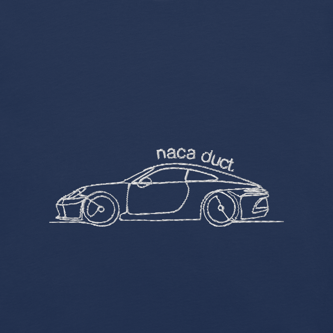 911 GT3 TOURING EMBROIDERED LINE ART T-SHIRT