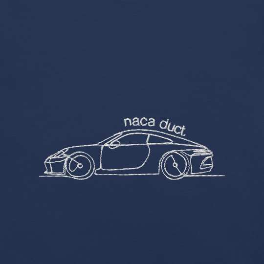 911 GT3 TOURING EMBROIDERED LINE ART T-SHIRT