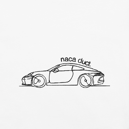 911 GT3 TOURING EMBROIDERED LINE ART T-SHIRT