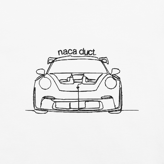 911 GT3 RS EMBROIDERED LINE ART T-SHIRT